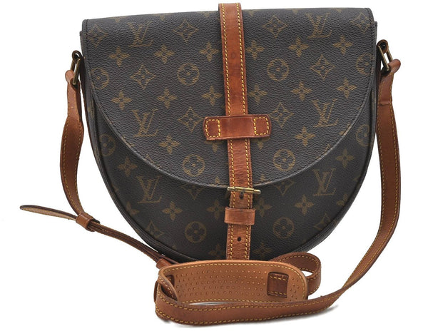 Auth Louis Vuitton Monogram Chantilly GM Shoulder Cross Body Bag M51232 LV 4655D