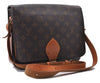 Auth LOUIS VUITTON Monogram Cartouchiere GM Shoulder Cross Bag M51252 LV 4655C