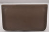 Authentic HERMES Dogon GM Vintage Leather Long Wallet Purse Brown 4657I