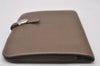 Authentic HERMES Dogon GM Vintage Leather Long Wallet Purse Brown 4657I