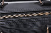 Authentic Louis Vuitton Epi Speedy 25 Hand Boston Bag Black M59032 LV 4658D