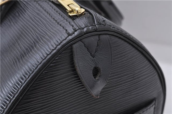 Authentic Louis Vuitton Epi Speedy 25 Hand Boston Bag Black M59032 LV 4658D