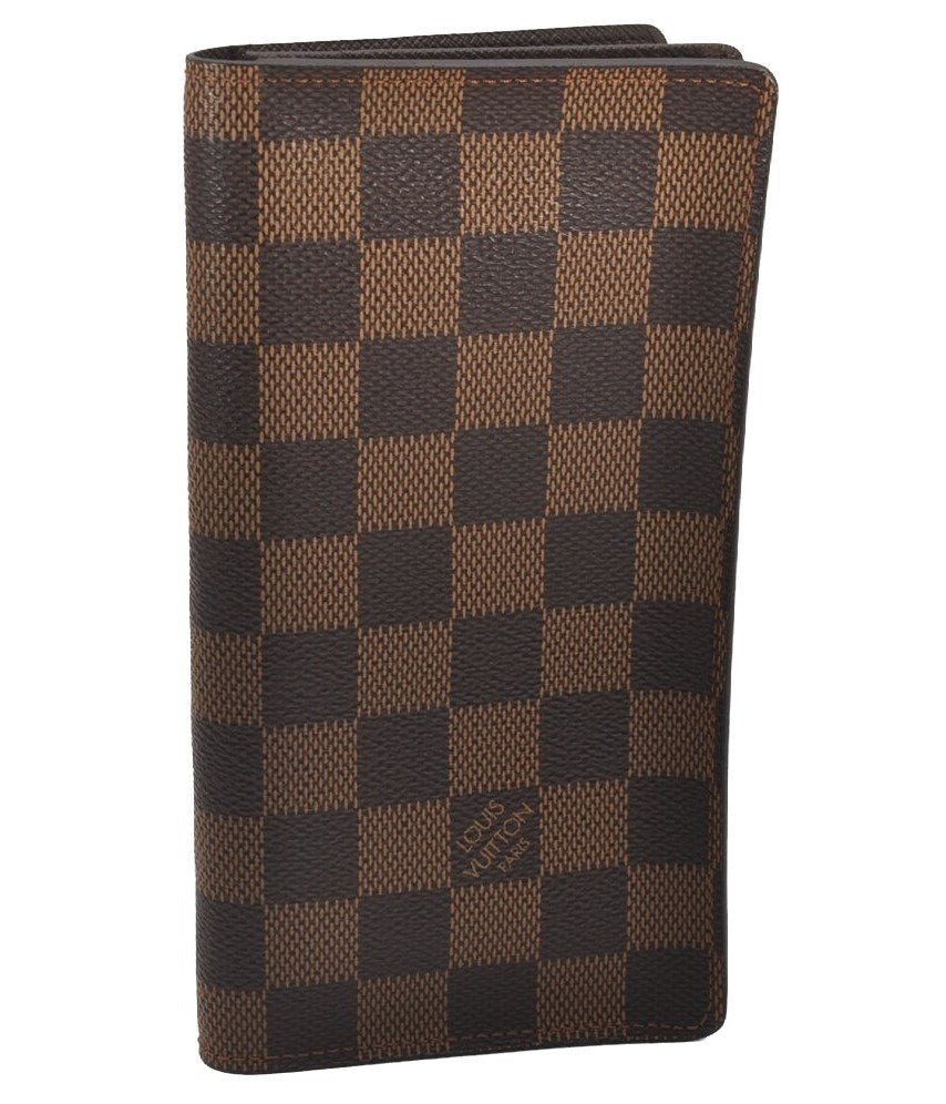 Authentic Louis Vuitton Damier Porte Cartes Credit Yen Wallet N60825 LV 4658I