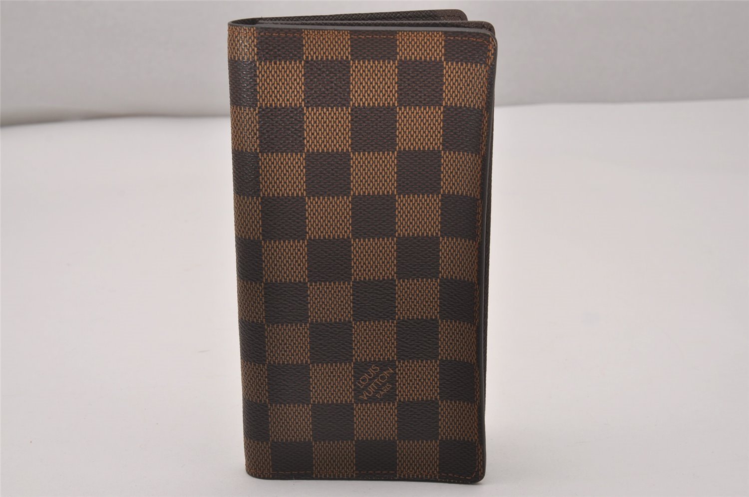 Authentic Louis Vuitton Damier Porte Cartes Credit Yen Wallet N60825 LV 4658I