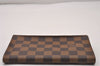 Authentic Louis Vuitton Damier Porte Cartes Credit Yen Wallet N60825 LV 4658I