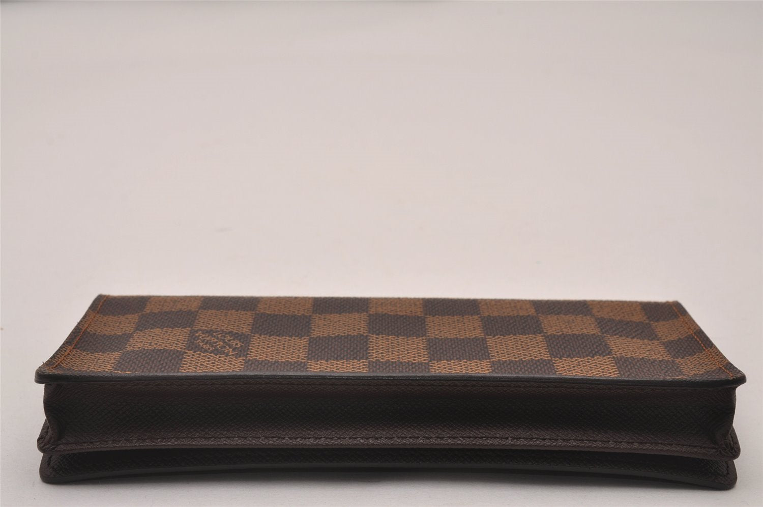 Authentic Louis Vuitton Damier Porte Cartes Credit Yen Wallet N60825 LV 4658I