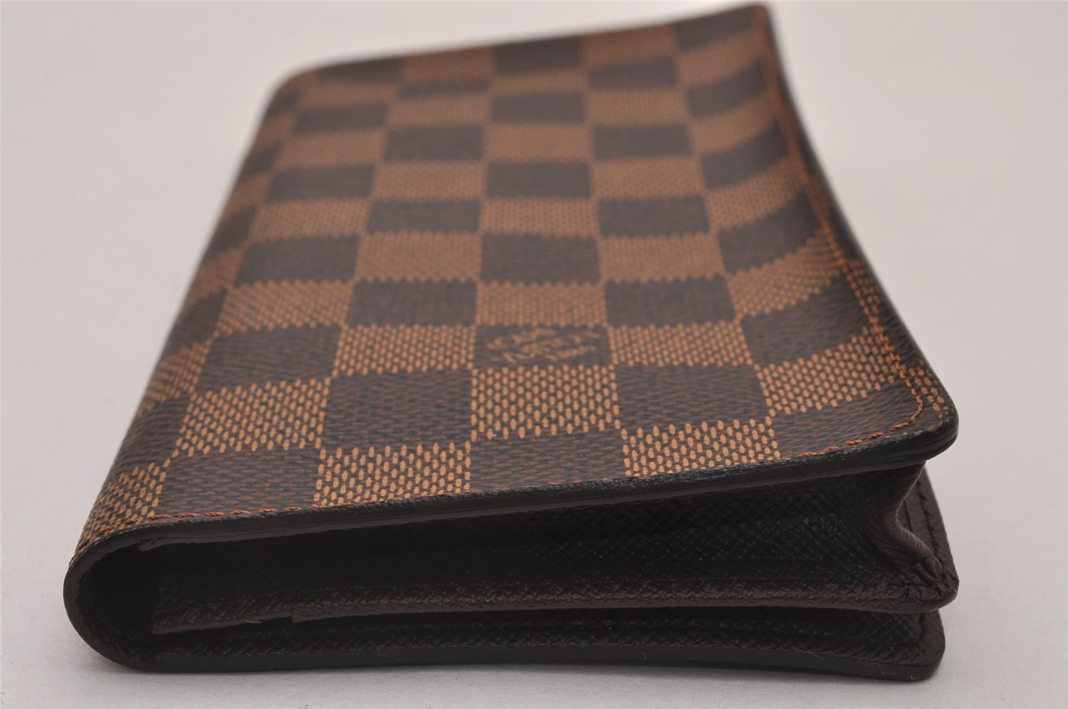 Authentic Louis Vuitton Damier Porte Cartes Credit Yen Wallet N60825 LV 4658I