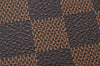 Authentic Louis Vuitton Damier Porte Cartes Credit Yen Wallet N60825 LV 4658I