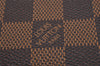 Authentic Louis Vuitton Damier Porte Cartes Credit Yen Wallet N60825 LV 4658I