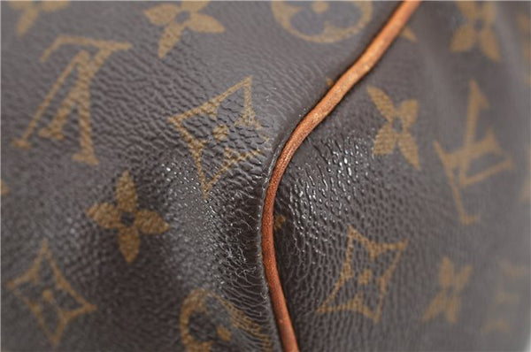 Authentic Louis Vuitton Monogram Speedy 25 Boston Hand Bag Purse M41528 LV 4659D