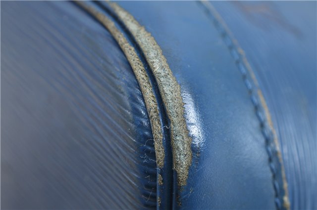 Authentic LOUIS VUITTON Epi Alma PM Hand Bag Blue M52145 LV 4660C