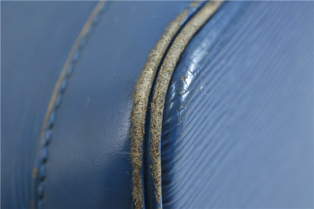 Authentic LOUIS VUITTON Epi Alma PM Hand Bag Blue M52145 LV 4660C