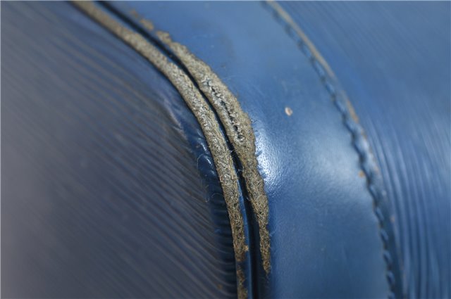 Authentic LOUIS VUITTON Epi Alma PM Hand Bag Blue M52145 LV 4660C