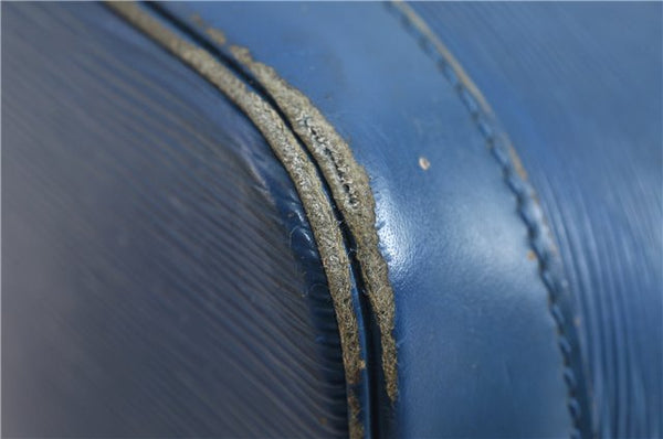 Authentic LOUIS VUITTON Epi Alma PM Hand Bag Blue M52145 LV 4660C