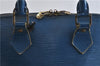 Authentic LOUIS VUITTON Epi Alma PM Hand Bag Blue M52145 LV 4660C