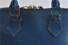 Authentic LOUIS VUITTON Epi Alma PM Hand Bag Blue M52145 LV 4660C
