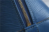 Authentic LOUIS VUITTON Epi Alma PM Hand Bag Blue M52145 LV 4660C