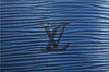 Authentic LOUIS VUITTON Epi Alma PM Hand Bag Blue M52145 LV 4660C
