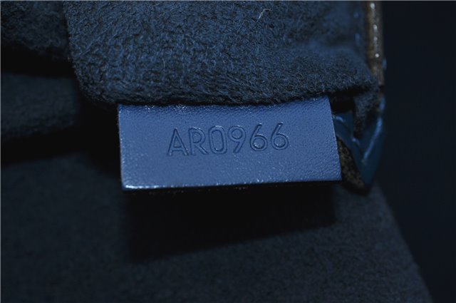 Authentic LOUIS VUITTON Epi Alma PM Hand Bag Blue M52145 LV 4660C
