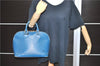Authentic LOUIS VUITTON Epi Alma PM Hand Bag Blue M52145 LV 4660C