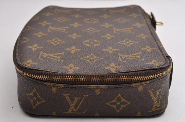 Auth Louis Vuitton Monogram Poche Monte Carlo GM M47350 Jewelry Case Box 4660I