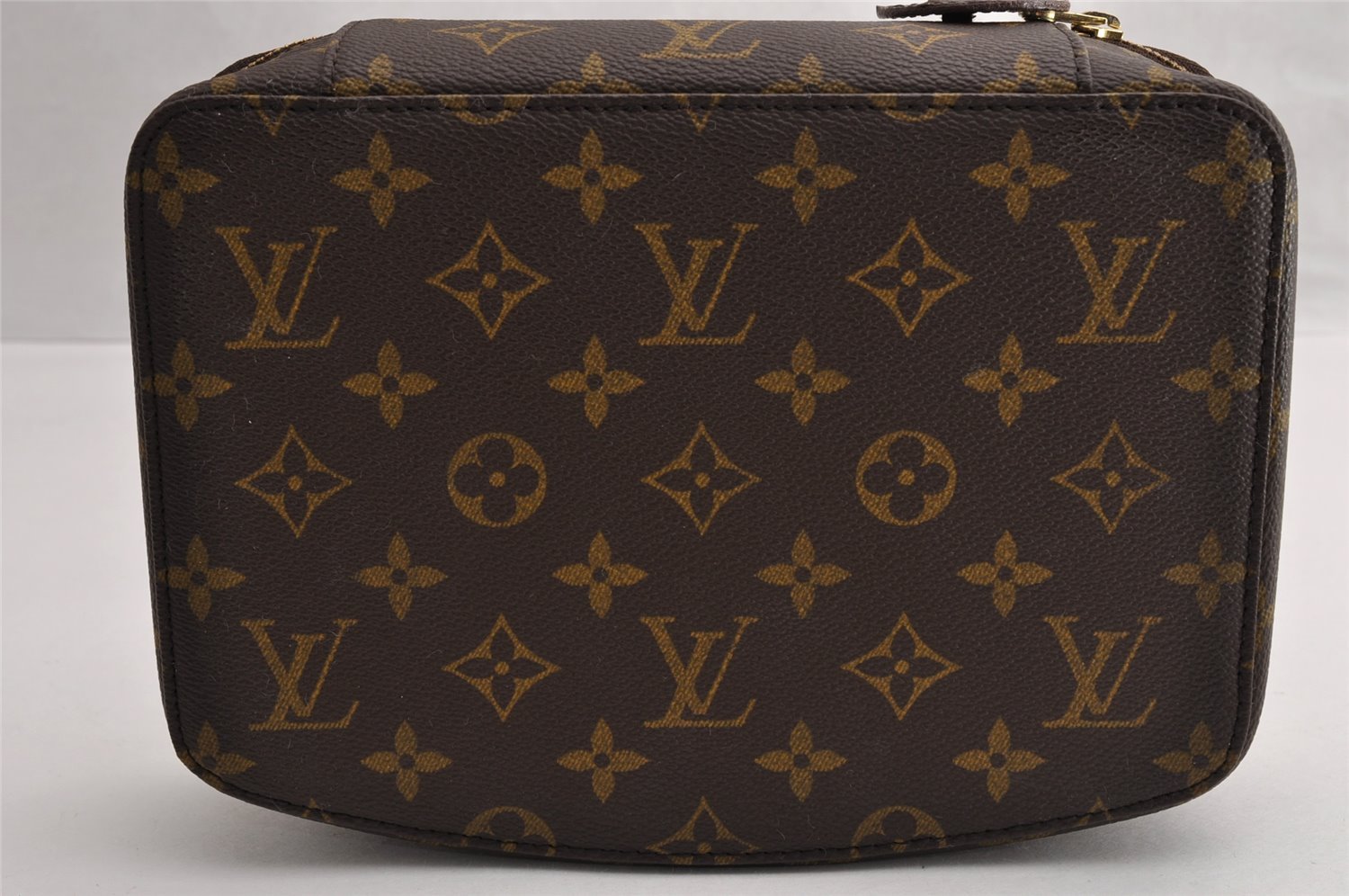 Auth Louis Vuitton Monogram Poche Monte Carlo GM M47350 Jewelry Case Box 4660I