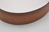 Authentic HERMES Vintage Leather Belt Size 70cm 27.6" Brown 4661I