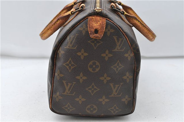 Authentic Louis Vuitton Monogram Speedy 25 Boston Hand Bag Purse M41528 LV 4662D