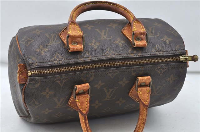 Authentic Louis Vuitton Monogram Speedy 25 Boston Hand Bag Purse M41528 LV 4662D