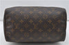 Authentic Louis Vuitton Monogram Speedy 25 Boston Hand Bag Purse M41528 LV 4662D