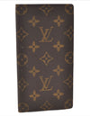 Auth Louis Vuitton Monogram Agenda Horizontal Notebook Cover R20008 LV 4662E