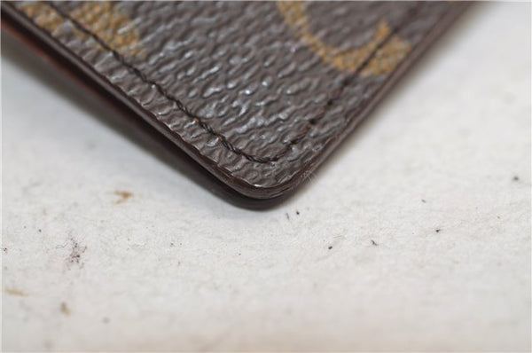 Auth Louis Vuitton Monogram Agenda Horizontal Notebook Cover R20008 LV 4662E