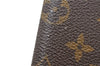 Auth Louis Vuitton Monogram Agenda Horizontal Notebook Cover R20008 LV 4662E