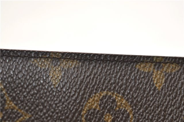 Auth Louis Vuitton Monogram Agenda Horizontal Notebook Cover R20008 LV 4662E
