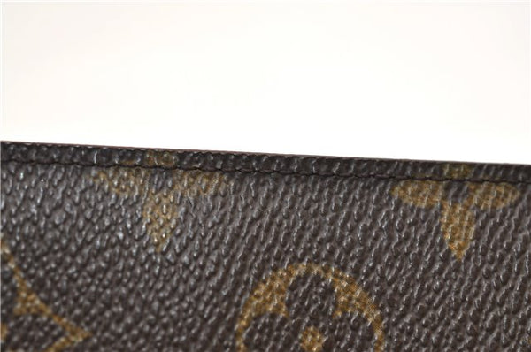 Auth Louis Vuitton Monogram Agenda Horizontal Notebook Cover R20008 LV 4662E