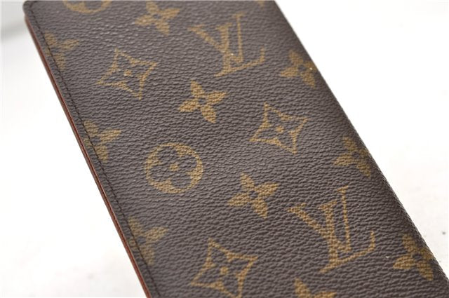 Auth Louis Vuitton Monogram Agenda Horizontal Notebook Cover R20008 LV 4662E