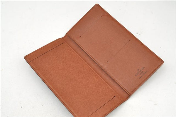 Auth Louis Vuitton Monogram Agenda Horizontal Notebook Cover R20008 LV 4662E