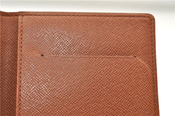 Auth Louis Vuitton Monogram Agenda Horizontal Notebook Cover R20008 LV 4662E