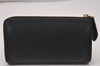 Auth Louis Vuitton Taurillon Portefeuille Comet Wallet M63102 Black LV Box 4662I