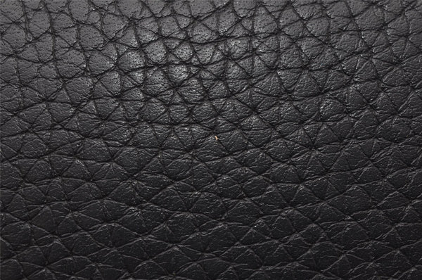 Auth Louis Vuitton Taurillon Portefeuille Comet Wallet M63102 Black LV Box 4662I