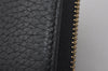 Auth Louis Vuitton Taurillon Portefeuille Comet Wallet M63102 Black LV Box 4662I