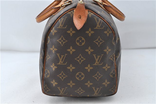 Authentic Louis Vuitton Monogram Speedy 30 Hand Boston Bag M41526 LV 4663D