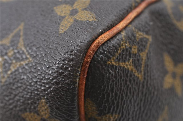 Authentic Louis Vuitton Monogram Speedy 30 Hand Boston Bag M41526 LV 4663D