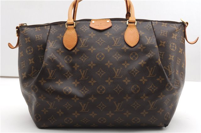 Authentic Louis Vuitton Monogram Turenne MM M48814 2Way Shoulder Hand Bag 4663F