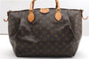 Authentic Louis Vuitton Monogram Turenne MM M48814 2Way Shoulder Hand Bag 4663F