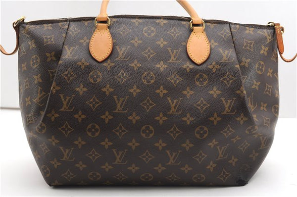 Authentic Louis Vuitton Monogram Turenne MM M48814 2Way Shoulder Hand Bag 4663F