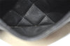 Authentic CHANEL Lamb Skin Matelasse Long Trifold Wallet Purse Black CC 4663I