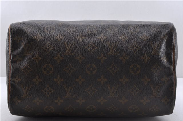 Authentic Louis Vuitton Monogram Speedy 30 Hand Boston Bag M41526 LV 4664D