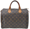 Authentic Louis Vuitton Monogram Speedy 30 Hand Boston Bag M41526 LV 4665D