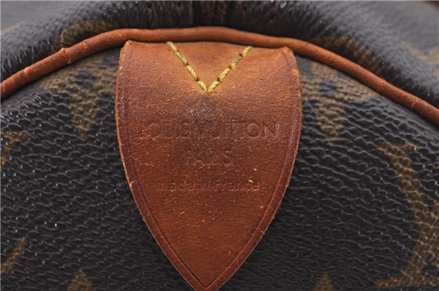 Authentic Louis Vuitton Monogram Speedy 30 Hand Boston Bag M41526 LV 4665D